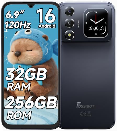 Amazon | FOSSiBOT S7 SIMフリー スマホ 本体 32GB RAM+256GB ROM 最大