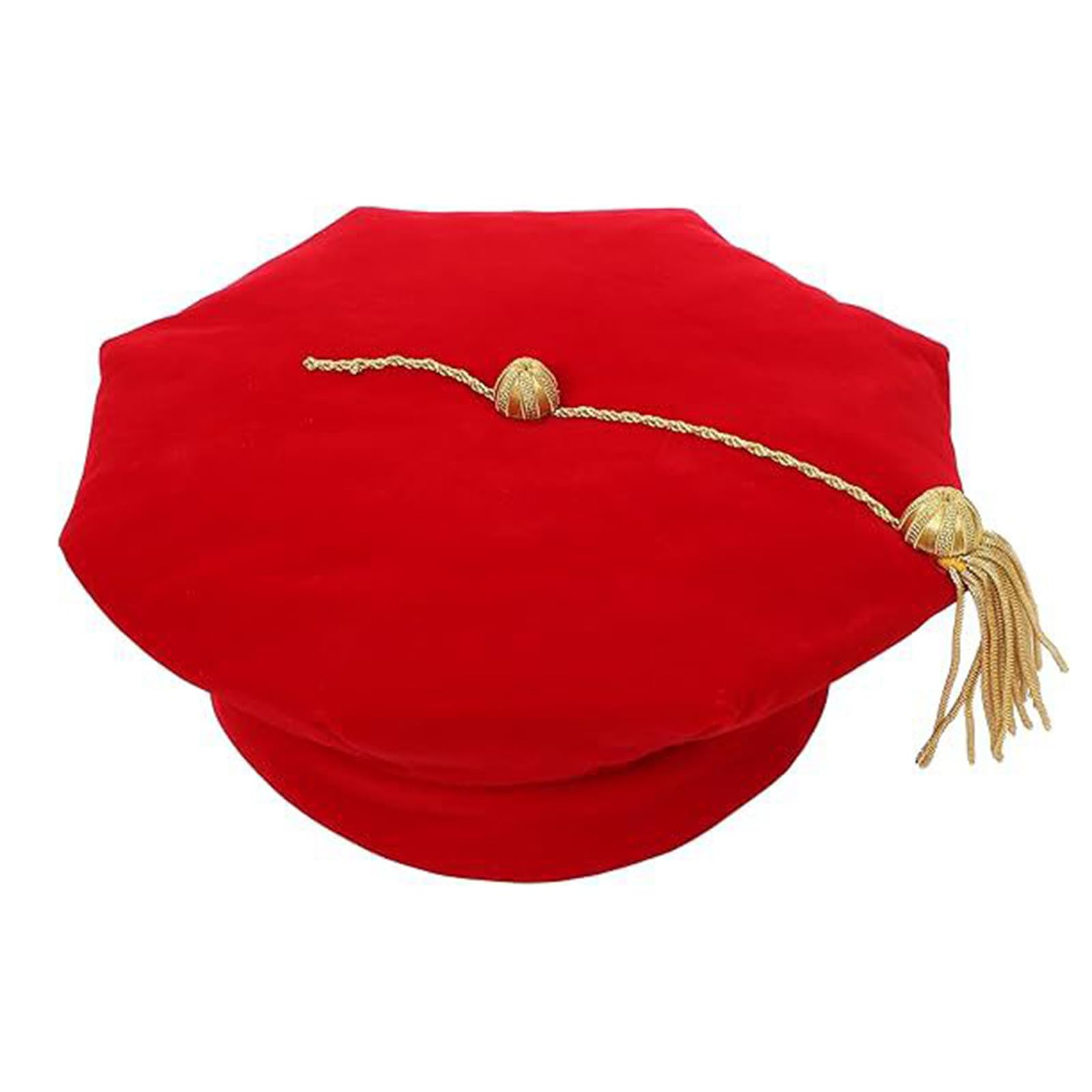 Berretto con Paraorecchie Uomo, Cappello da in Velluto per Dottorato di Ricerca e Cerimonia Accademica con Tocco e Design Elegante 2025