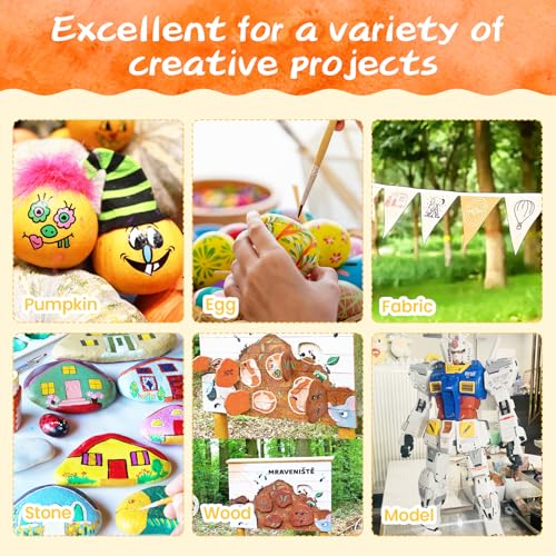 128-Colors-Washable-Watercolor-Paint-Set-with-4-Brushes-Portable-Travel-Water-Color-Kit-with-Carrying-Case-Palette-and-Accessories-Non-Toxic-Art-Supplies-Gift-for-Artists-Adult-Teen-Kids-Girls-Boys