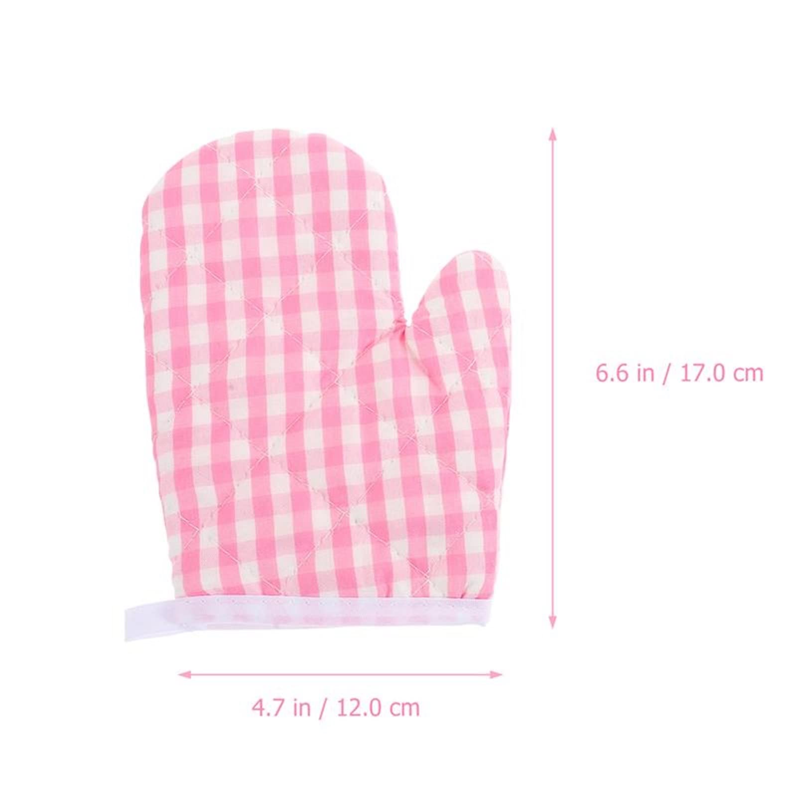 Gants résistants à la Chaleur, Gants en Polyester for Micro-Ondes, Gants de Cuisine et de pâtisserie for Enfants(Sky Blue)