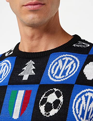 Inter Xmas Jumper 2021 Pull Mixte Cadeau Idéal pour Supporter - 3