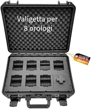 Porta Orologi Uomo Valigetta Porta Orologi Per 14 Pezzi