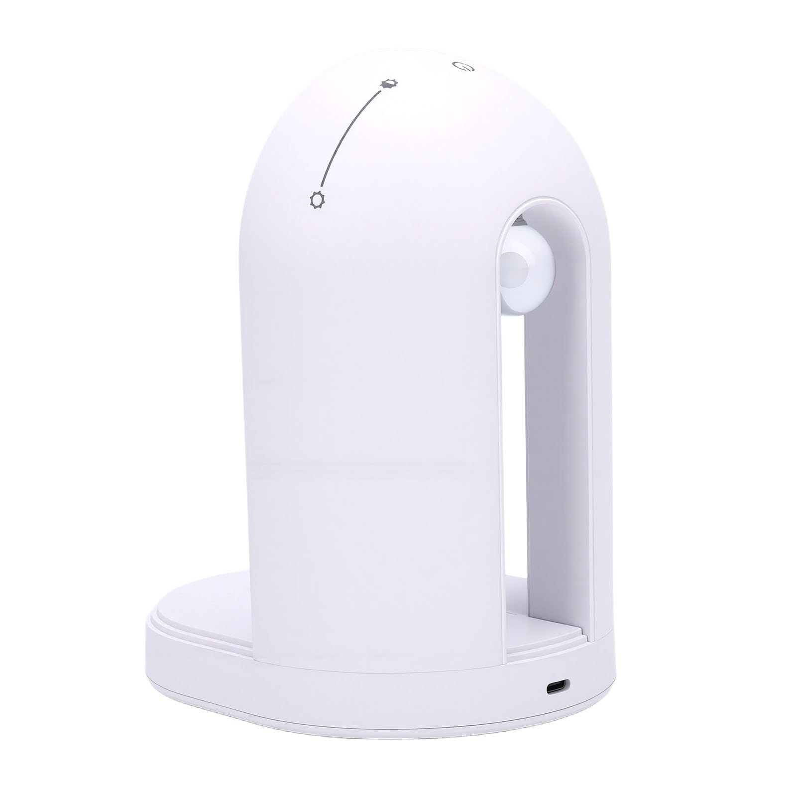 Bezprzewodowa ładowarka 3 w 1, Lampka Nocna, Głośnik Bluetooth, Dotykowa Lampa Stołowa do Sypialni, Domowego Biura, Biała