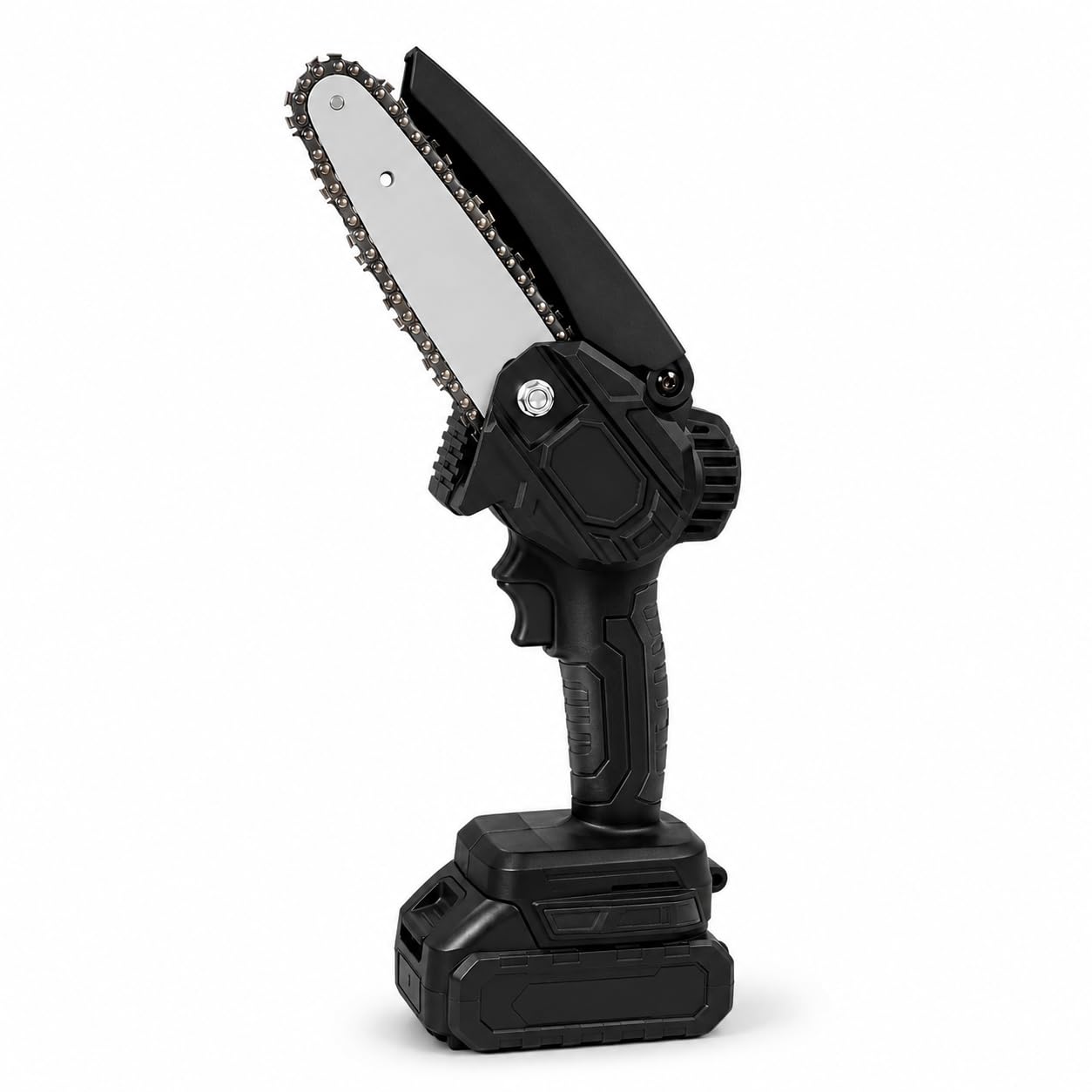 DRUMSTONE ( 2026 Brings 5 Years WARRANTY ) Mini Electric Chainsaw Cordless Rechargeable Portable Wood Cutter Machine for Tree Pruning Gardening Cutting with Battery Kit-image-23