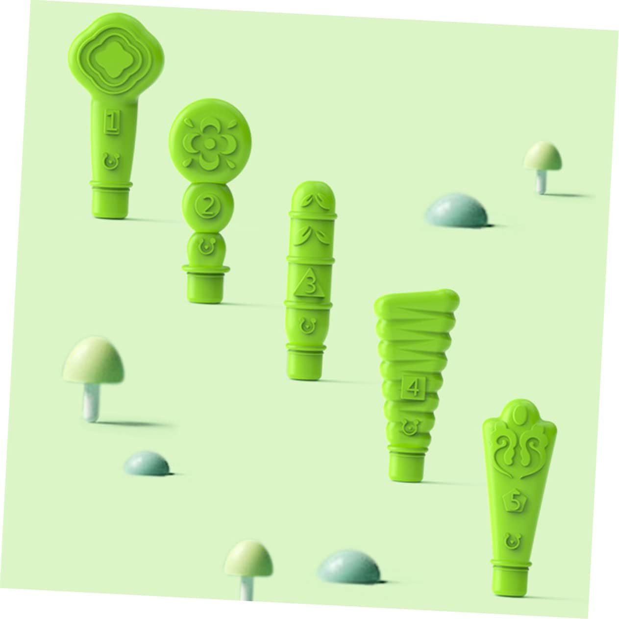 Ciieeo 5pcs Bird Shaped Matching Plaything Educational for Early Learning Fidget for Develops Imagination and and Safe Design