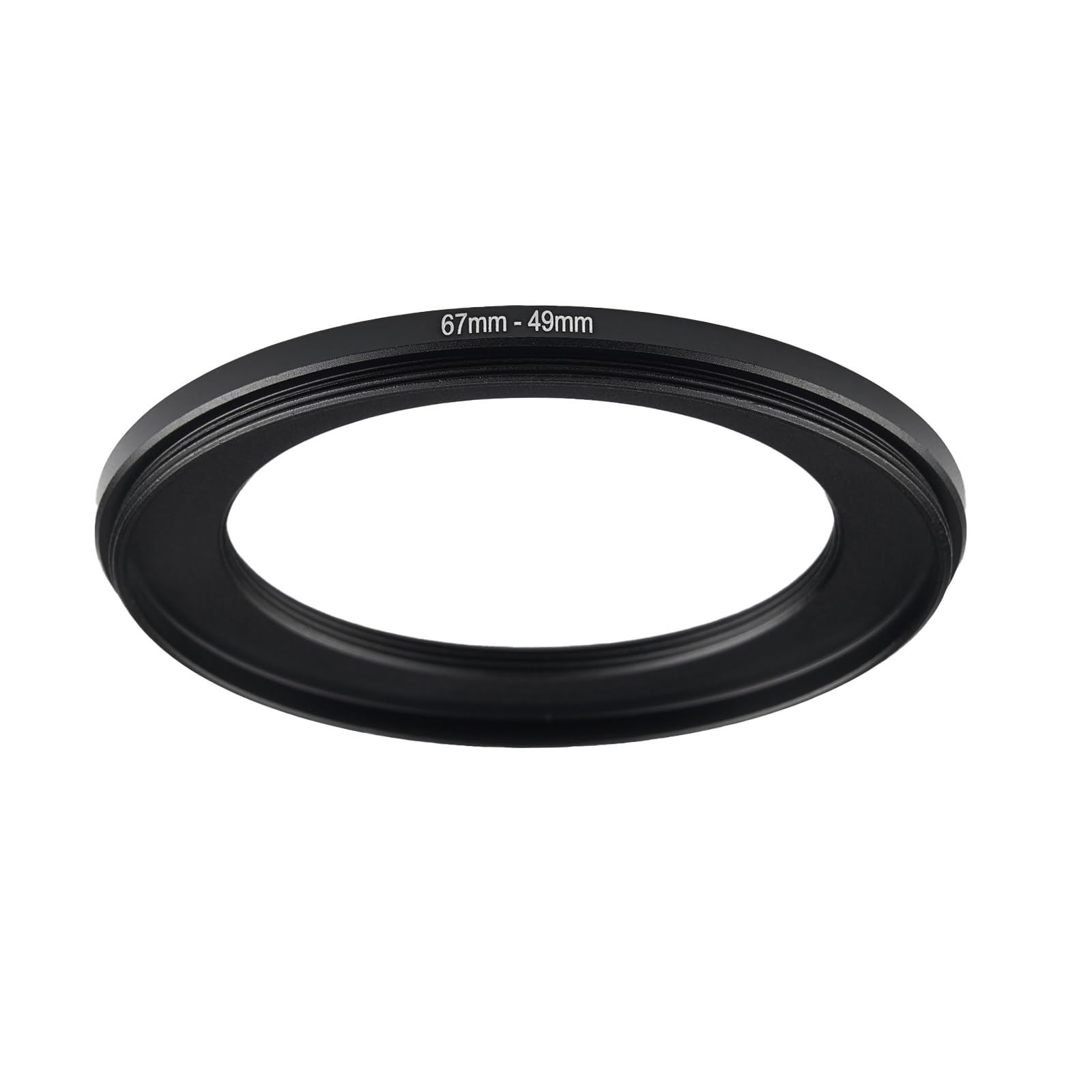67mm to 49mm Step-up Adapter Rings Filter Adapter Black Metal Step Down Filter Ring Adapter Compatible with All Brand UV CPL ND Camera Lens Filter Stepping Rings (67mm-49mm)