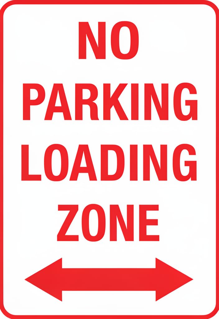 peiyeety Emergency Vehicles Only Tin Sign 12x8 Inch, Unauthorized Vehicles Will Be Towed Away Metal Parking Warning Sign, High Visibility Wall Decor for Garage Driveway Lot Business