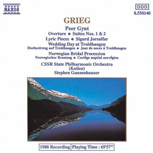 Peer Gynt Suites 1 & 2 [Audio CD] Grieg and Gunzenhauser