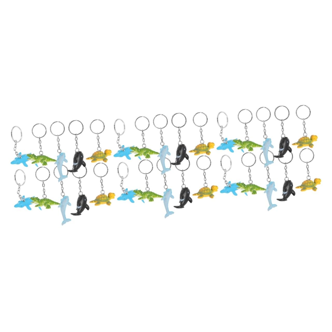 GALPADA Schlüsselanhänger Wendbarer Oktopus-plüsch Reversibel Ring Schildkröte Two Entzückende Taschenanhänger Anhänger Mit Simulierten Tieren Plastik