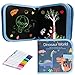 JOLIGAEA Tabla de Dibujo Portátil para Niños, Tablero de Dibujo de Graffiti, Libro dePintura Borrable, Reutilizable Libros Blandos de Pizarra, 12 bolígrafos borrables de Color,14 Página (Dinosaurio)