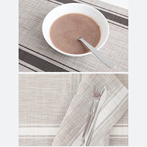 Sets de table en PVC faciles à nettoyer pour simplifier les repas