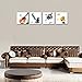 4 Pieces Canvas Wall Art Guitar Piano Phonograph and Drum Set Four Kinds of Classical Music Instruments Picture Music Painting Giclee Art for Home Decor Framed Ready to Hang (Guitar, 12x12inchx4pcs)