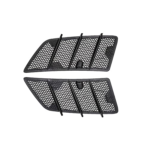 Riloer ABS Black Left Right Hood Air Vent Covers 1 Pair Front Hood Vent Air Grille Cover Compatible with Mercedes Benz W164 Ml/Gl Class 2008-2011