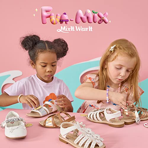 DREAM PAIRS Girls Casual Sandals Open Toe Cute Sandals4