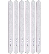 Sularpek 6 Stück Nagelfeile 100/180 Körnung, Schmirgelbrett Feilen für Gelnägel, Nagelfeilen für ...