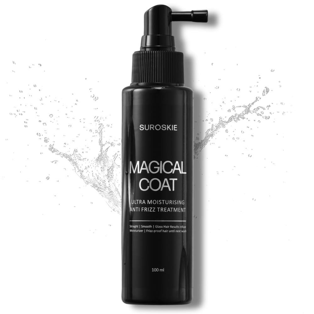Magical Coat 100ml | India's First Anti-Frizz Treatment | Waterproof Hair Styling | Dry, Frizzy & Glossy Hair | Heat Protection spray | Hair Spray For men & women| All Hair types