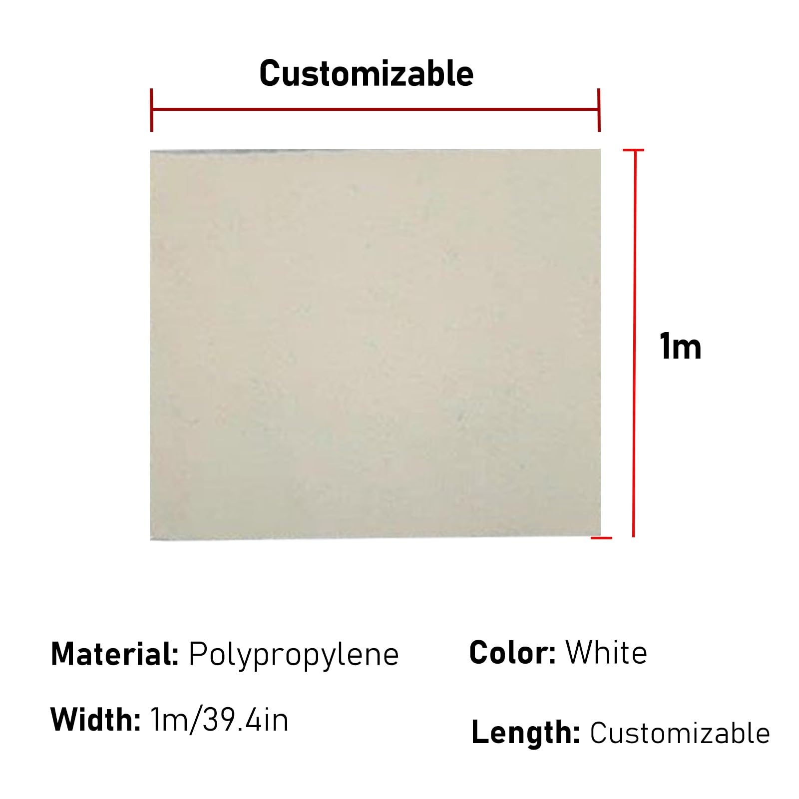 ERRULAN Ölabsorbierende Matte für die Küche, 100 cm breit, universelle Öleindämmung, Mehrzweck-Pads von Verschüttungen(1 3/4in/45mm,4.9ft/1.5m)