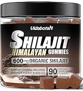 vidabotan Shilajit Gummies 600 MG, 85+ Trace Minerals, Fulvic Acid, Pure Shilajit with Ashwagnadh...