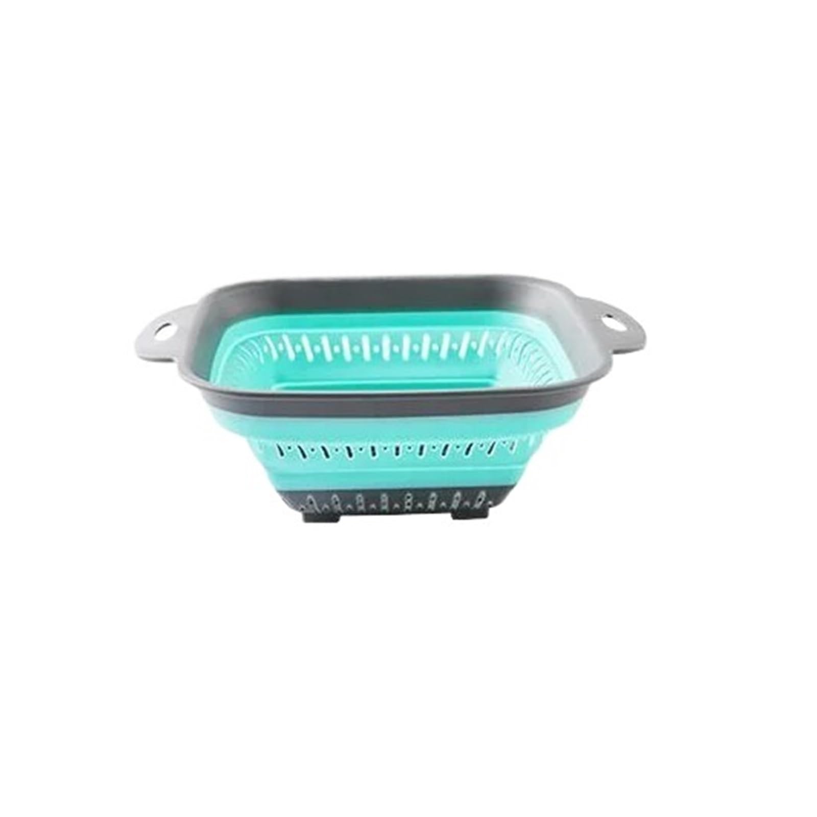 WZPTLKIBAD Collapsible Silicone Storage Basket Fruit Vegetable Drainer