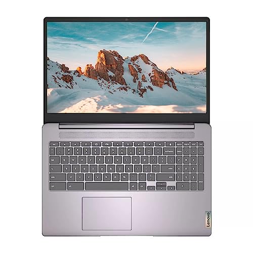 Image of Lenovo 2023 15 inch FHD IPS Touchscreen Chromebook, Intel Pentium Processor Up to 3.30GHz, 4GB Ram, 128GB SSD, Super-Fast WiFi, Chrome OS (Renewed)