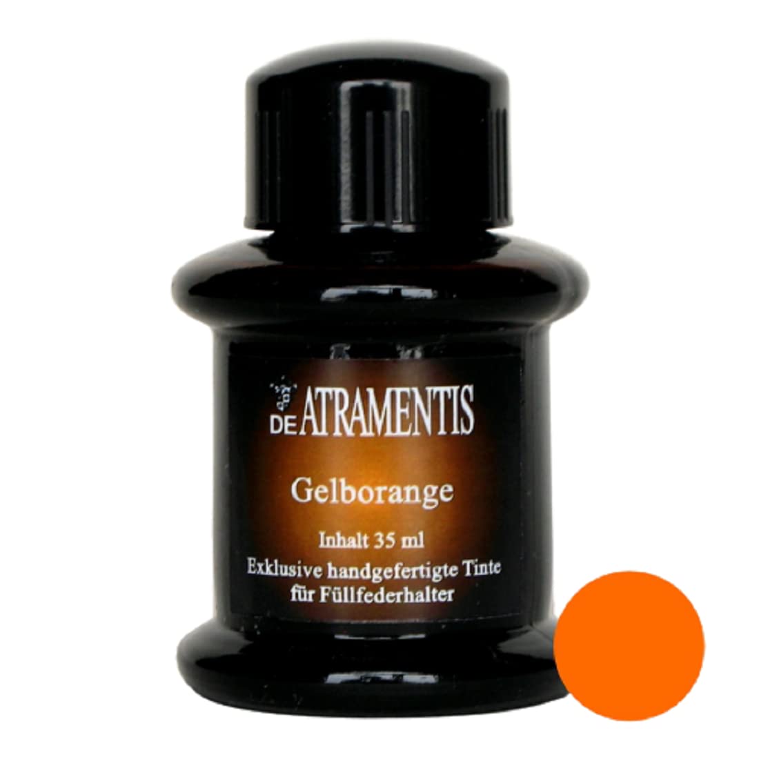 Yellow Orange Premium Fountain Pen Bottled Ink by De Atramentis