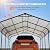 12x20 Ft Metal Carport, Heavy Duty Car Port with Galvanized Steel Roof, Outdoor Car Garage, Large Carport Canopy, Steel Car Shelter for Car, Boats and Truck, Charcoal Black