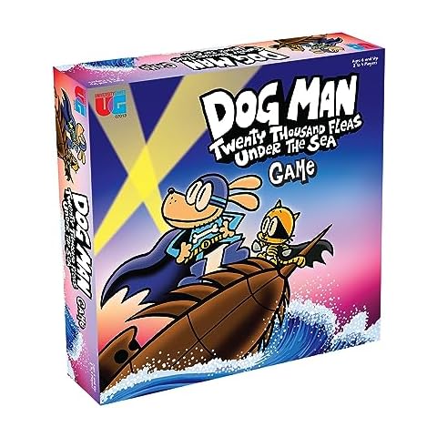 University Games, Dog Man Twenty Thousand Fleas Under The Sea Game, Based on The Book by Dav Pilkey Cover