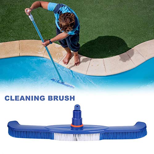 Sunflowerany 18Inch Swimming Pool Cleaning Brush Head,Heavy Duty Brushes Cleans Walls, Tiles & Floors Effortlessly, Sleek Design & Strong Bristles