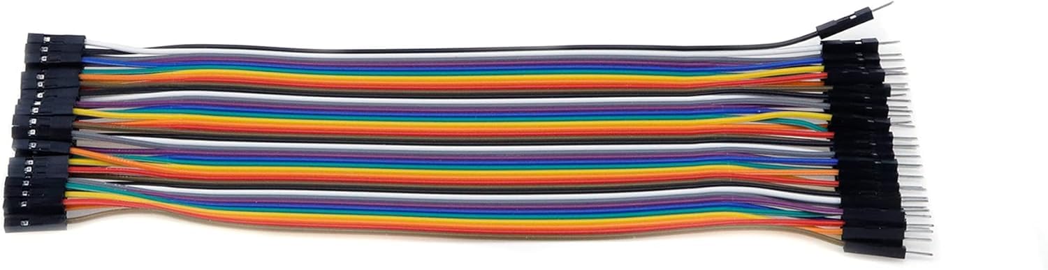 Supercharge Your Project Connectivity with 40 Pin 20CM Ribbon Cables - Male to Female (M/F) for Raspberry Pi and Arduino: Ideal for Expanding and Organizing Your Electronics Projects.