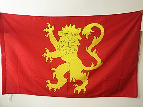 AZ FLAG - Aveyron Flag - 150 x 90 cm - Aveyronais Department Flag 100% Polyester with Sheath and Cord - Pavilion 110 g