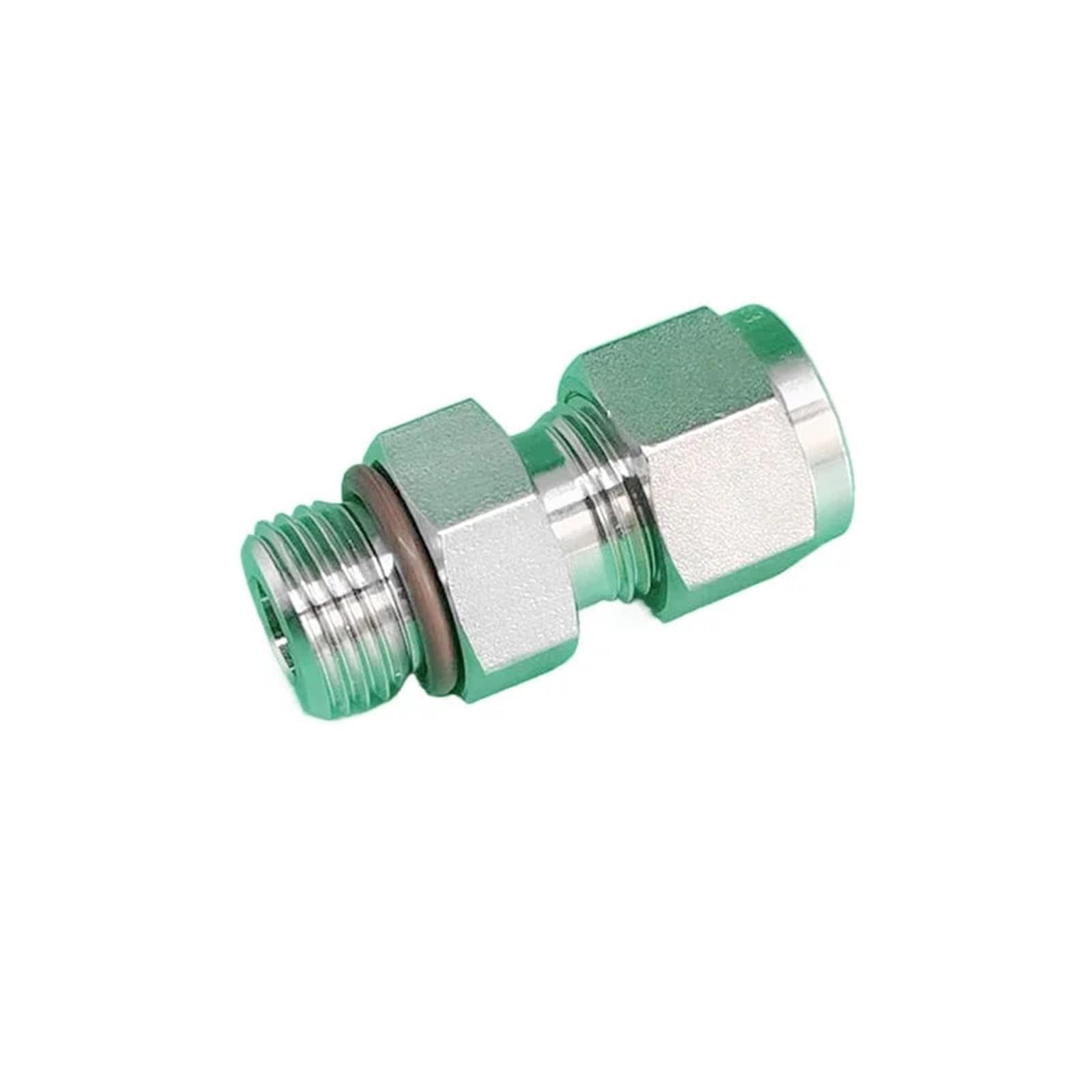 Conector Inoxidable Masculino Colocación Tubería Acero Unión Compresión