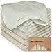 6-Pack di Salviette in Bamboo Biologico - Salviette Morbide in Bamboo, Salviette Biologiche, per Bambini, Asciugamani per Bambini, Salviette in Spugna, Salviette per il Viso (Stone/Dove) immagine