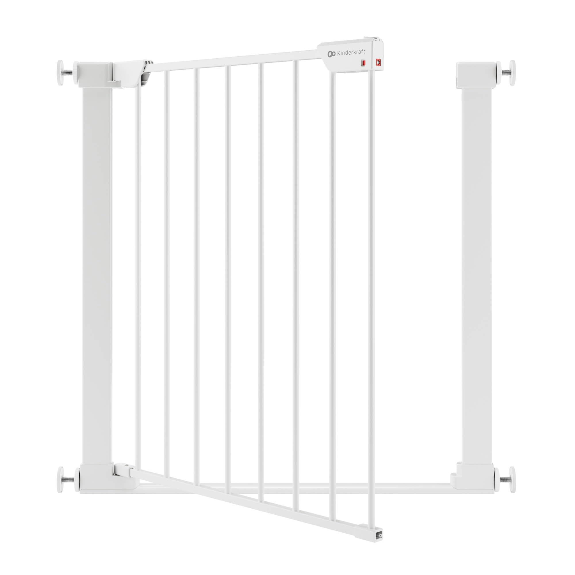Kinderkraft Safe Snap Stair Safety Gate No Drilling Door Safety Gate Child Safety Gate White