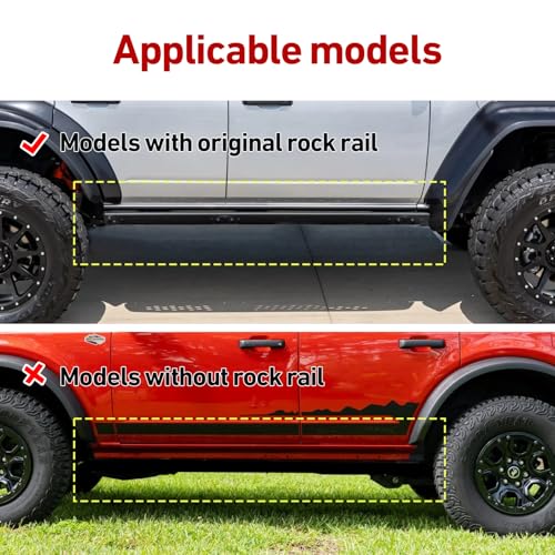 Estribos laterales 4 puertas para Bronco 2021-2026 miniatura 4