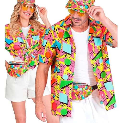 W WIDMANN MILANO Party Fashion - Camisa 80s Funky Fashion, Traje de Fiesta, Camisa, Top, Disfraces de Carnaval | Ya disponible en tu tienda friki favorita! En mundofriki.es! W WIDMANN MILANO Party Fashion - Camisa 80s Funky Fashion, Traje de Fiesta, Camisa, Top, Disfraces de Carnaval | Ya disponible en tu tienda friki favorita! En mundofriki.es!