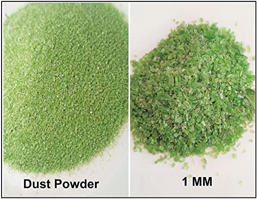 Diópsido de cromo natural triturado para pintura e incrustación 3