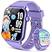 taopodo 1,8" HD Smartwatch Kinder, IP68 Schrittzähler Kinder, Kids Smartwatch mit Herzfrequenz, Schlafmonitor, 24 Stunden Aktivitätsfolgung Kinderuhr Mädchen für iOS und Android, Violett