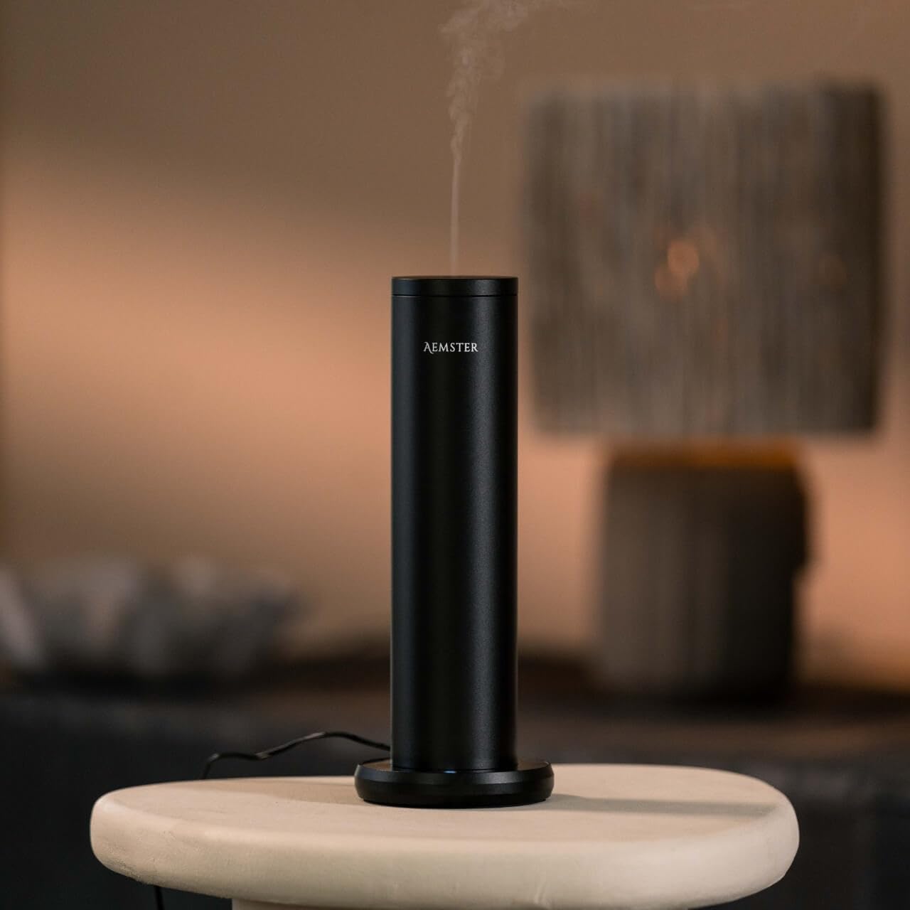 Haevn Black Bluetooth Essential & Aroma Diffuseur d'huile pour la maison et les affaires