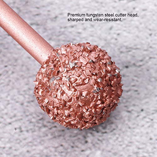 Image of Tire Buffing Wheel Grinding Head Tungsten Steel Pneumatic Coarse Grit Round Polished Ball Professional Vehicle Repair Tool (8005‑01 6x22mm)