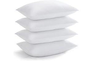 Acanva Luxury Hotel Quality 4-Piece Set of Cooling Down Alternative Pillows