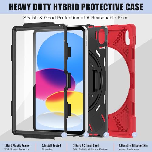 Protection iPad 11 2025 A16 coque robuste antichoc avec stylet - 3