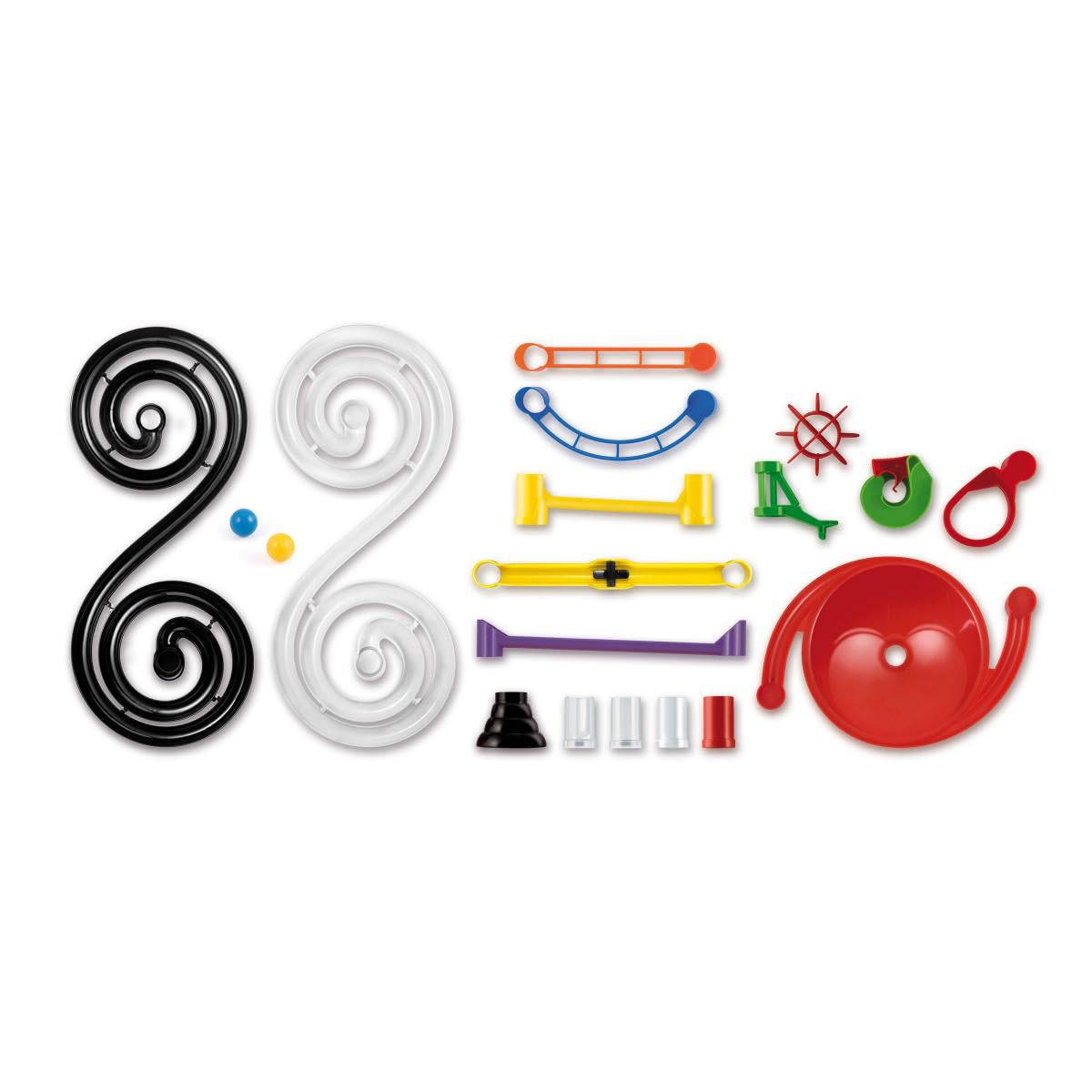 Quercetti Migoga Marble Run Basic, Pista Biglie per Bambini 4-10 Anni, 45 Pezzi, Costruzioni per Bambini, Gioco Educativo e Creativo, Made in Italy