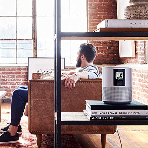 Bose Home Speaker 500 mit integrierter Amazon Alexa und Google Assistant - Silber