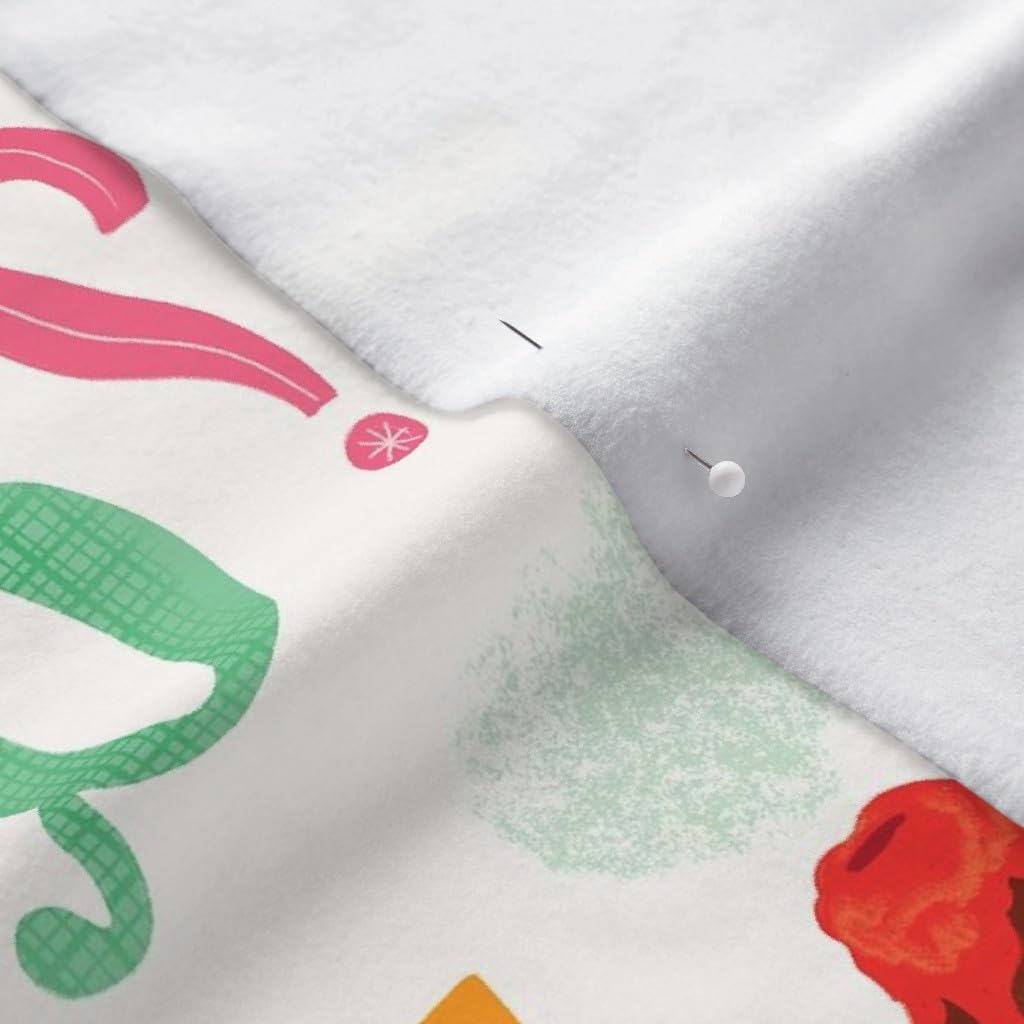 Spoonflower Fabric - Alphabet ABCs Animals Education Teacher Elementary Printed on Polartec(R) Fleece Fabric by The Yard - Sewing Blankets Loungewear and No-Sew Projects