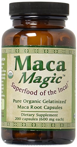 Maca Powder - Maca Root Powder - Organic Maca - Raw Maca Powder - Black Maca Powder - Red Maca Root Powder - Maca Root Powder Organic - Peruvian Food - Maca Magic Capsules - Maca Capsule 200 Count