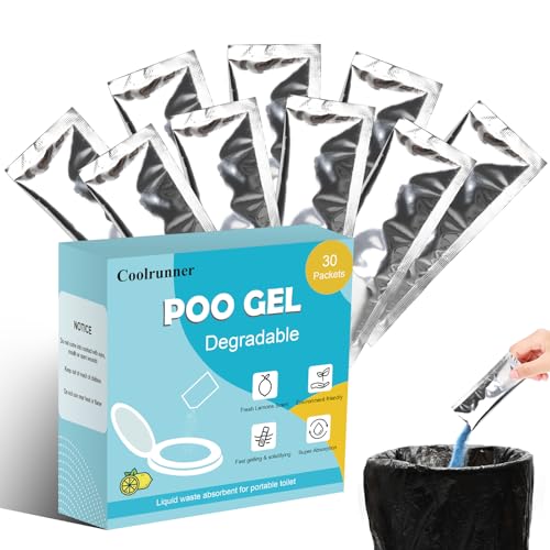 Coolrunner-30-Packets-Portable-Toilet-Powder-Poo-Gel-for-Camping-Eco-Absorbent-Gel-ECO-Friendly-Toilet-Gel-Powder-Poo-Urine-Powder-for-Camping-Outdoor-Hiking-Fast-Acting-Gel