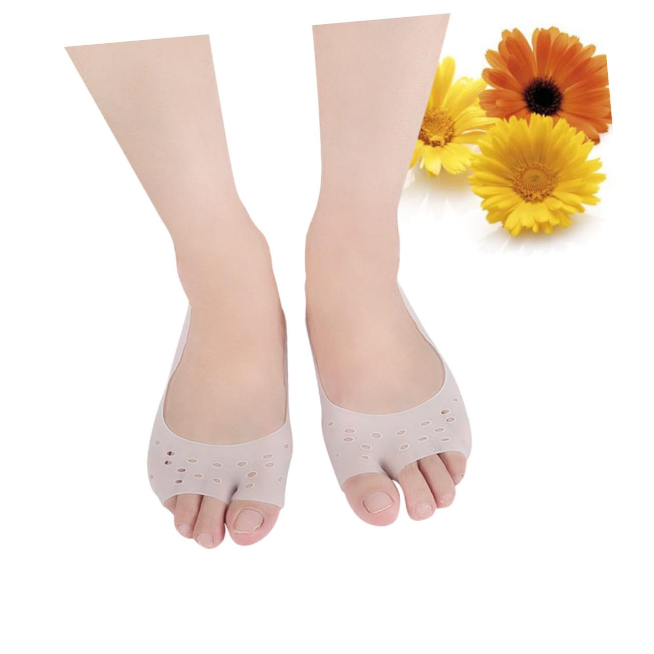 Holibanna Open Toe Boat Socks Socks Women Non-slip Grip Toe Separators for Women