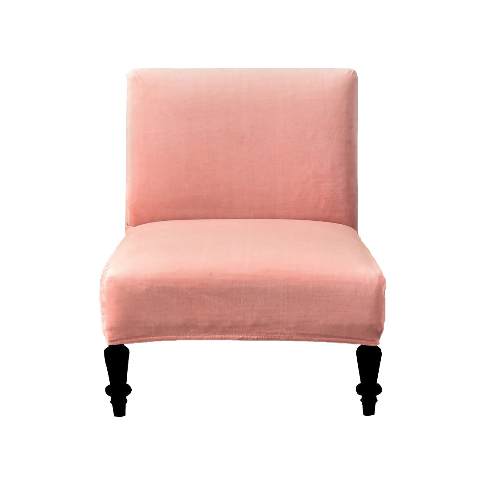 Eco-Ancheng Armless Chair Slipcover Removable Armless Accent Chairs Covers Washable Armless Slipper Chair Slipcover Printed Armless Chair Furniture Protector Covers for Living Dining Room Hotel