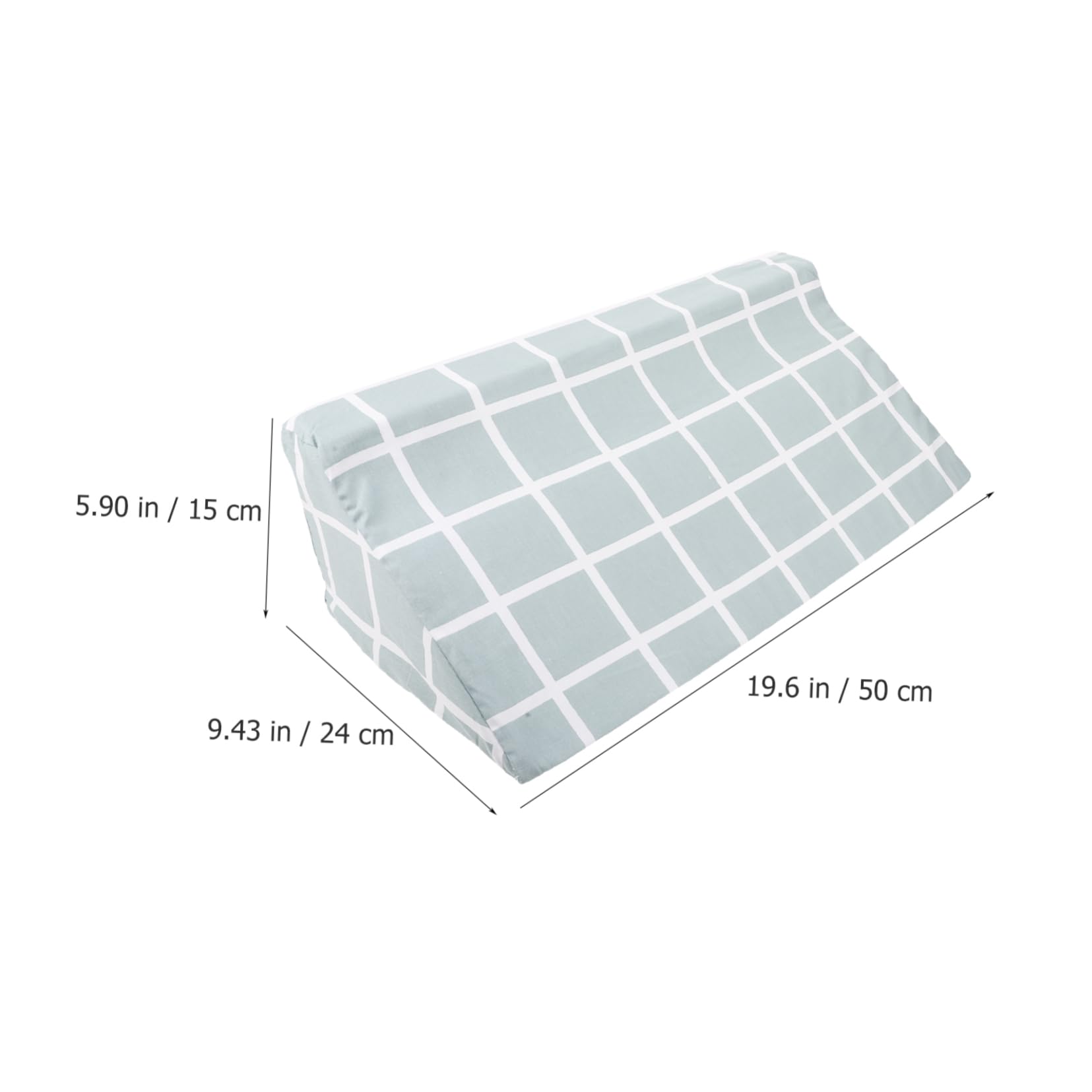 COLLBATH Wedge Pillow for Elderly Care Ergonomic Positioning Wedge Cushion for Support and Comfort High Density for Home Hospital Use Durable