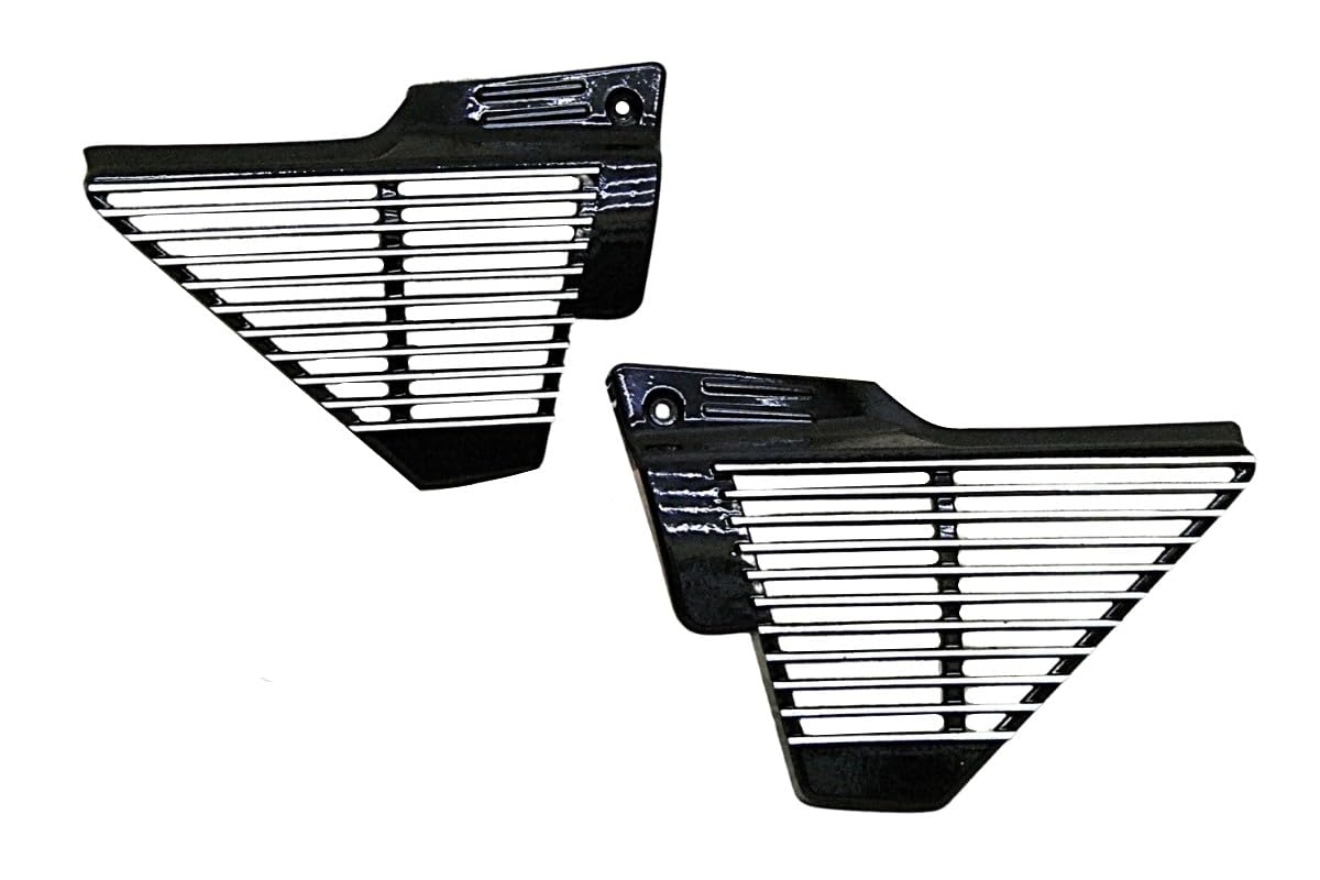 Amazon | XJR400R 後期 アルフィン サイドカバー 黒/ ブラック4HM9